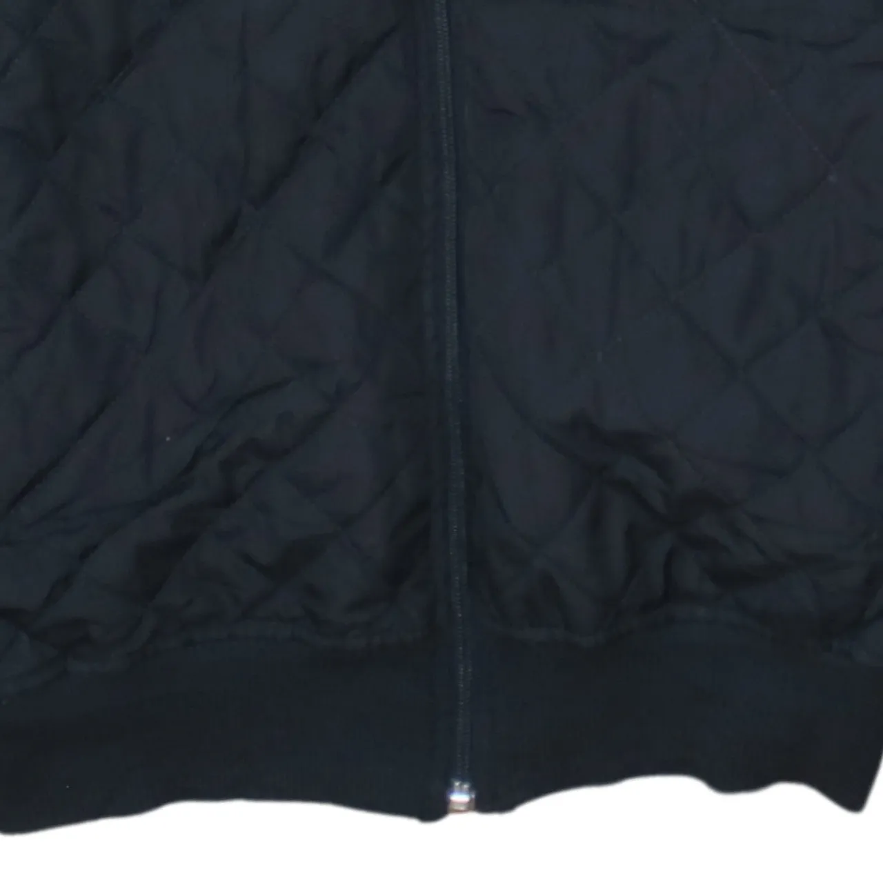 Stone Island Black Quilted Zip Jacket Women’s 2XL Badge Logo Pockets Sweatshirt Top sold by Vintage Club product image thumbnail 4