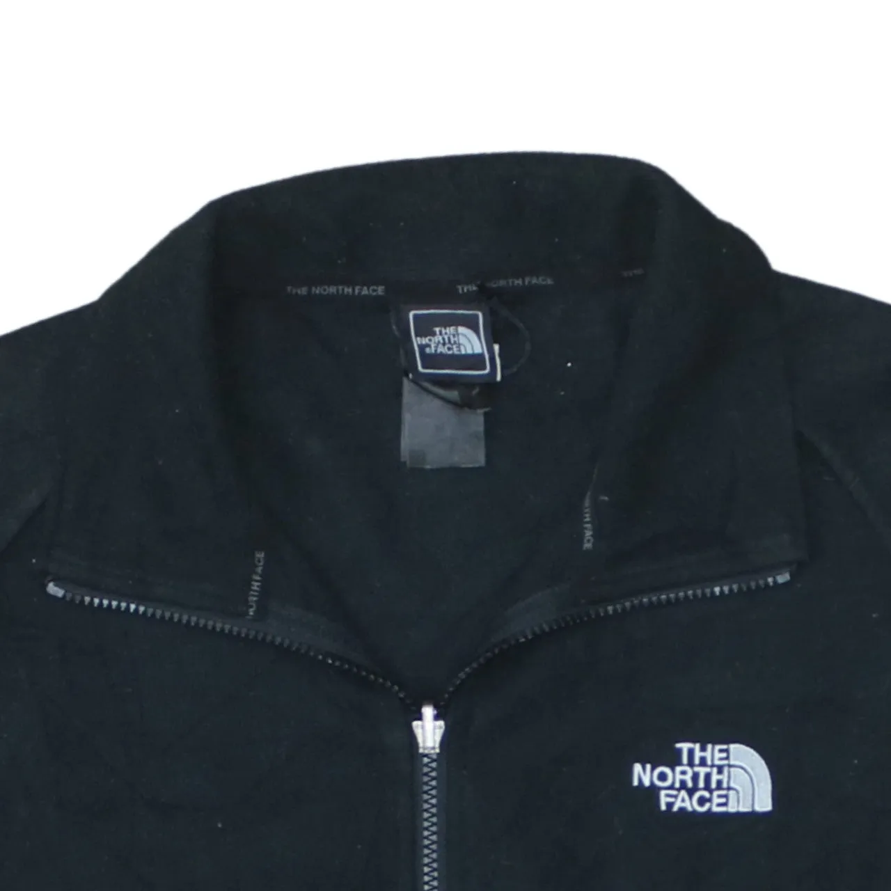 The North Face Black Fleece Jacket Men's Medium Full Zip Embroidered Chest Logo Outdoor Top sold by Vintage Club product image thumbnail 3