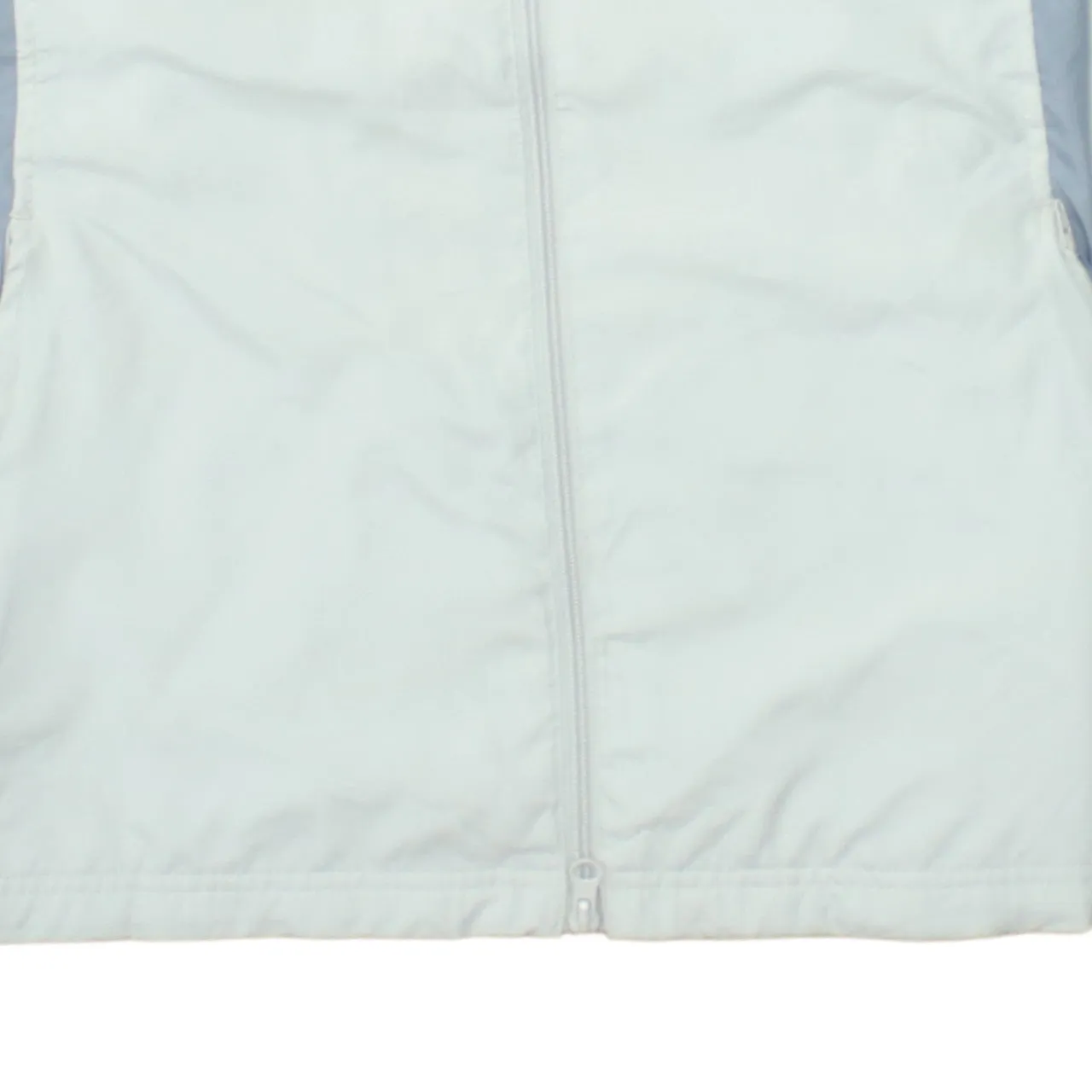 Reebok Light Grey Windbreaker Jacket Men's Medium Zip Pockets Embroidered Logo Track Top sold by Vintage Club product image thumbnail 4
