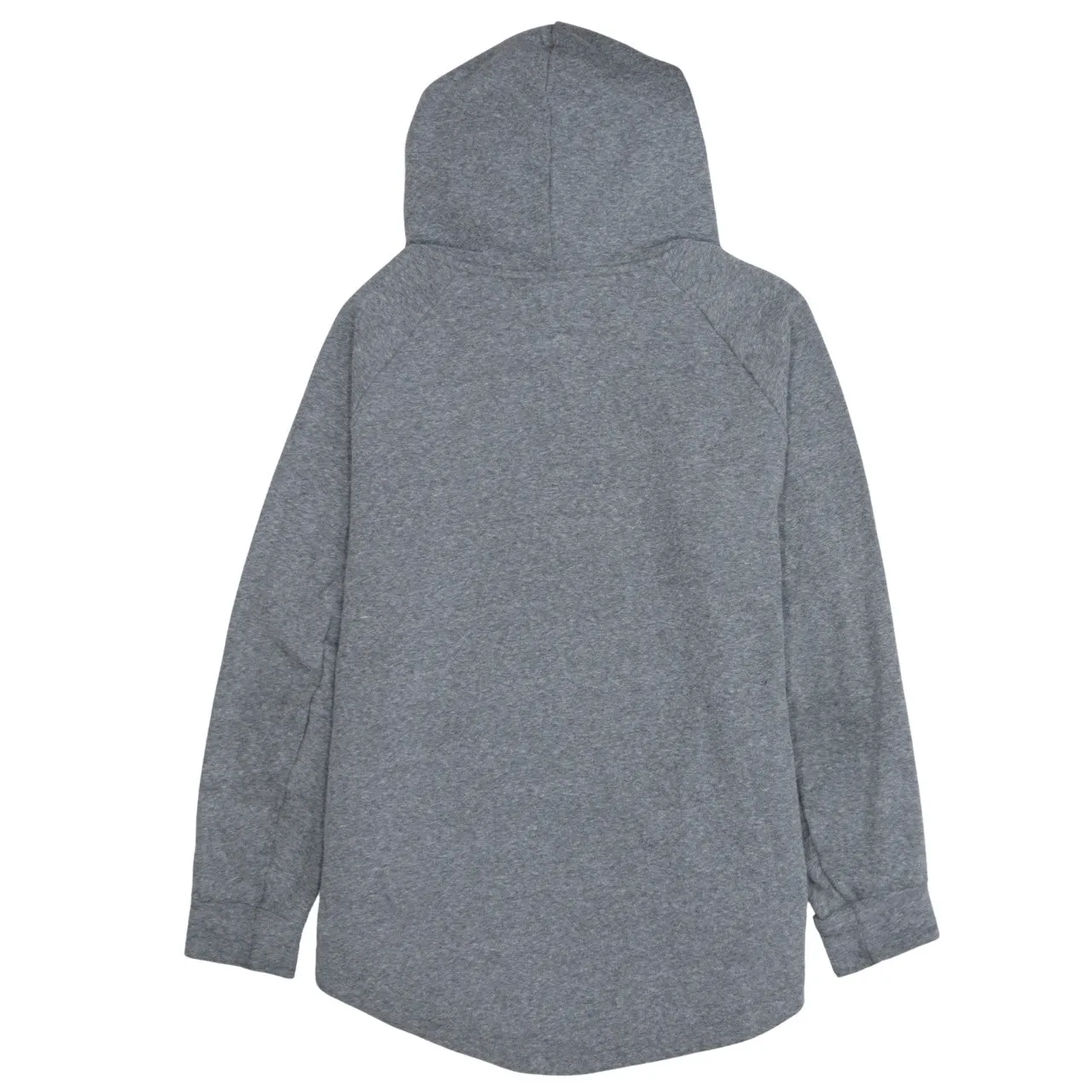 Adidas Grey Hoodie Women’s XLarge Printed Logo Longline Raglan Casual Sweatshirt Top sold by Vintage Club product image thumbnail 2