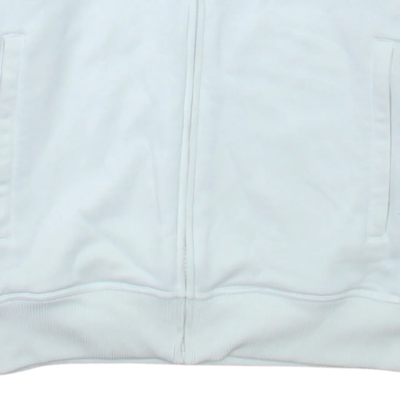 Adidas Black White Hoodie Women’s Large Full Zip Printed Logo Split Colour Top sold by Vintage Club product image thumbnail 4