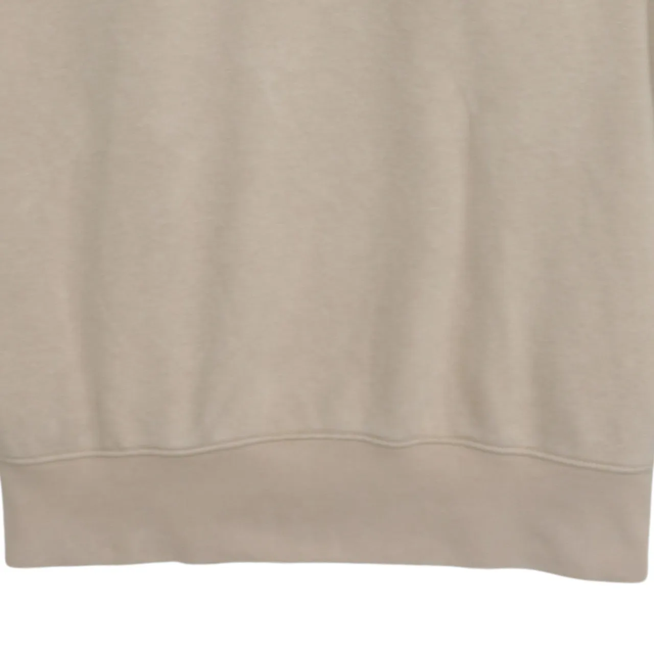 Nike Beige Cream Hoodie Men's Medium Embroidered Swoosh Drawstring Hood Fleece Sweatshirt sold by Vintage Club product image thumbnail 4