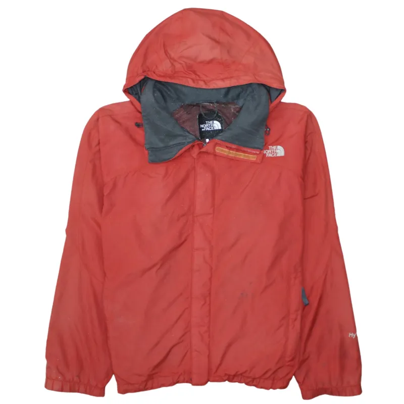 The North Face Orange Hooded Windbreaker Jacket Men’s Large Embroidered Logo Hyvent Outdoor Shell sold by Vintage Club