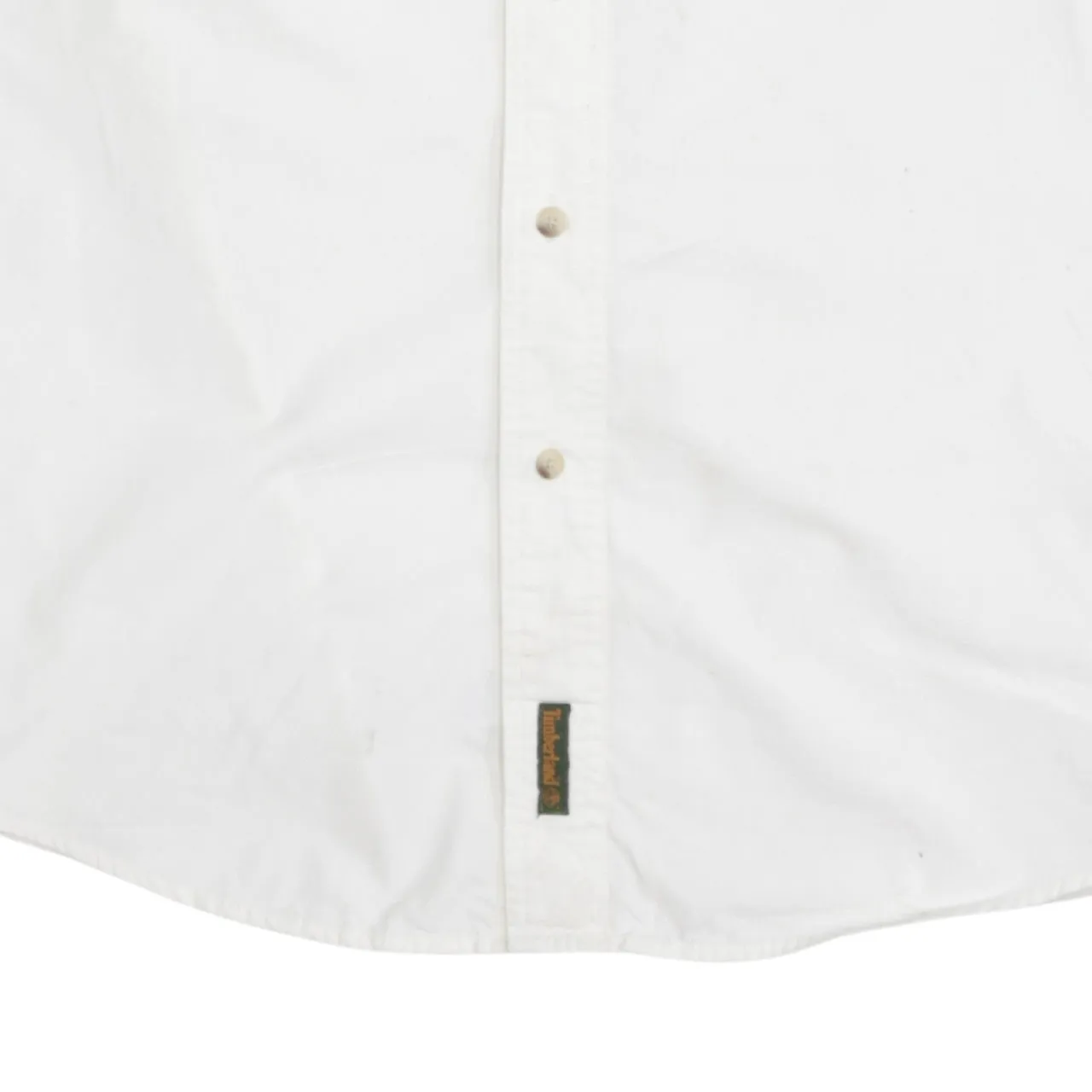 Timberland White Short Sleeve Shirt Men's Large Button Down Pocket Casual Top sold by Vintage Club product image thumbnail 4