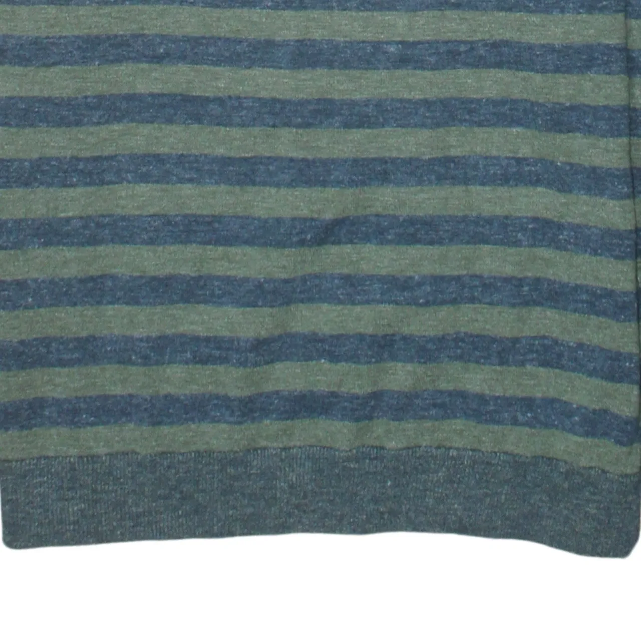 Tommy Hilfiger Green Stripe Jumper Women’s Large Small Flag Logo Lightweight Sweater sold by Vintage Club product image thumbnail 4