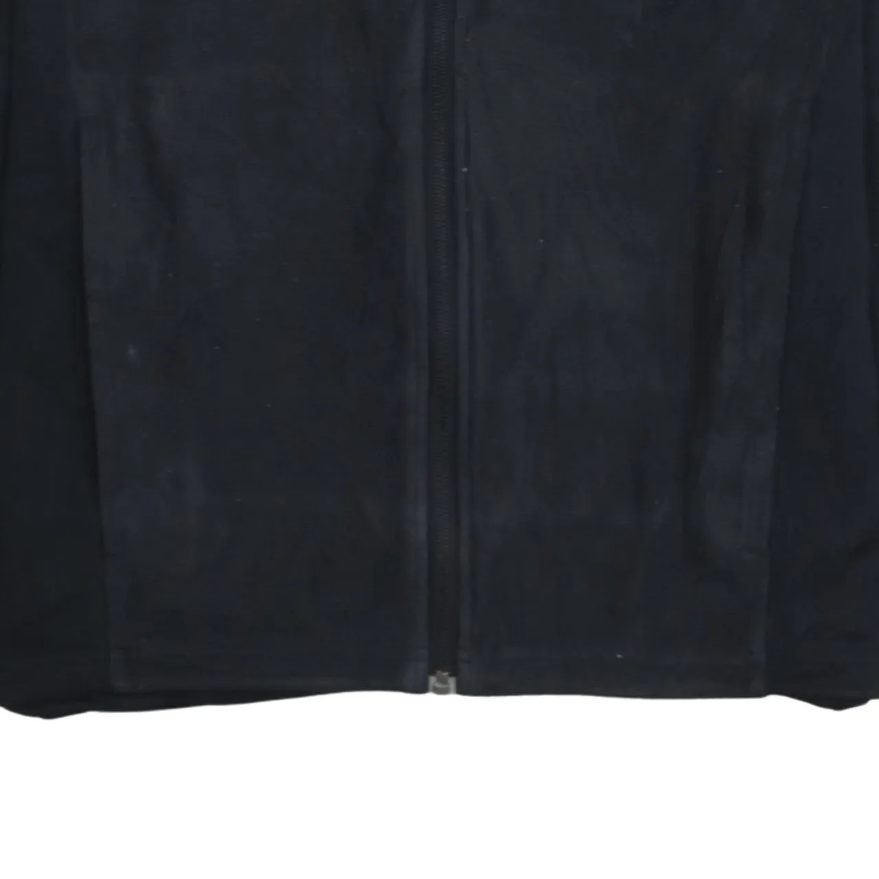 Adidas Black Fleece Jacket Men's Medium Zip Pockets Embroidered Logo Track Top sold by Vintage Club product image thumbnail 4