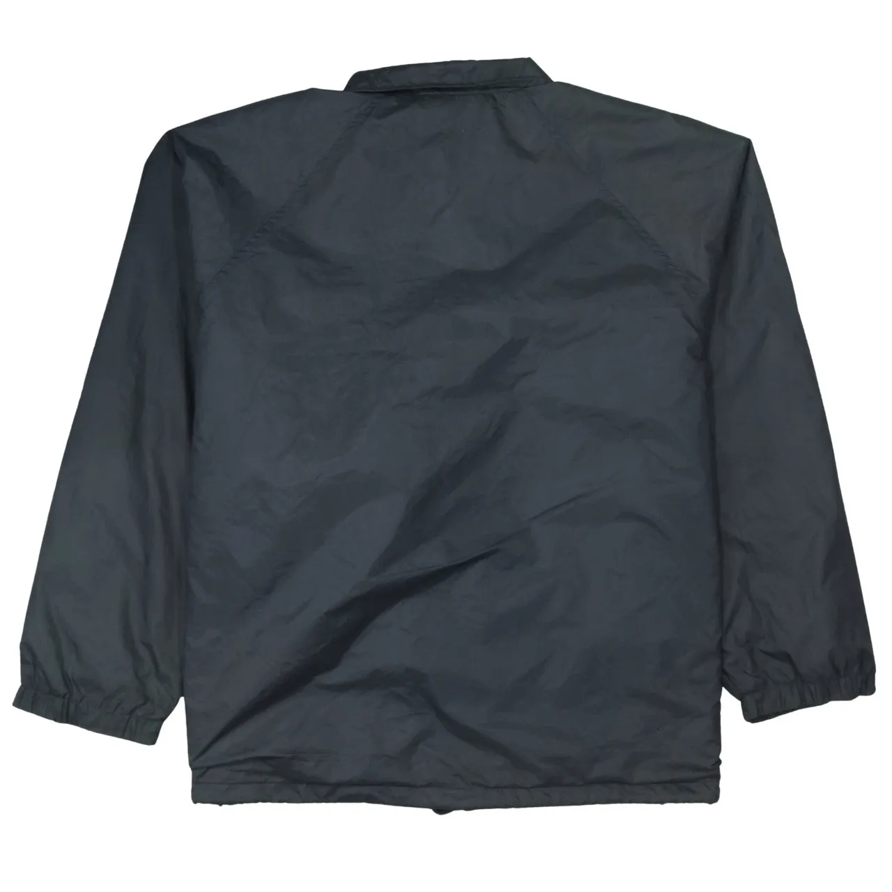 Dickies Dark Grey Windbreaker Jacket Men's XLarge Embroidered Chest Logo Snap Front Outerwear sold by Vintage Club product image thumbnail 2