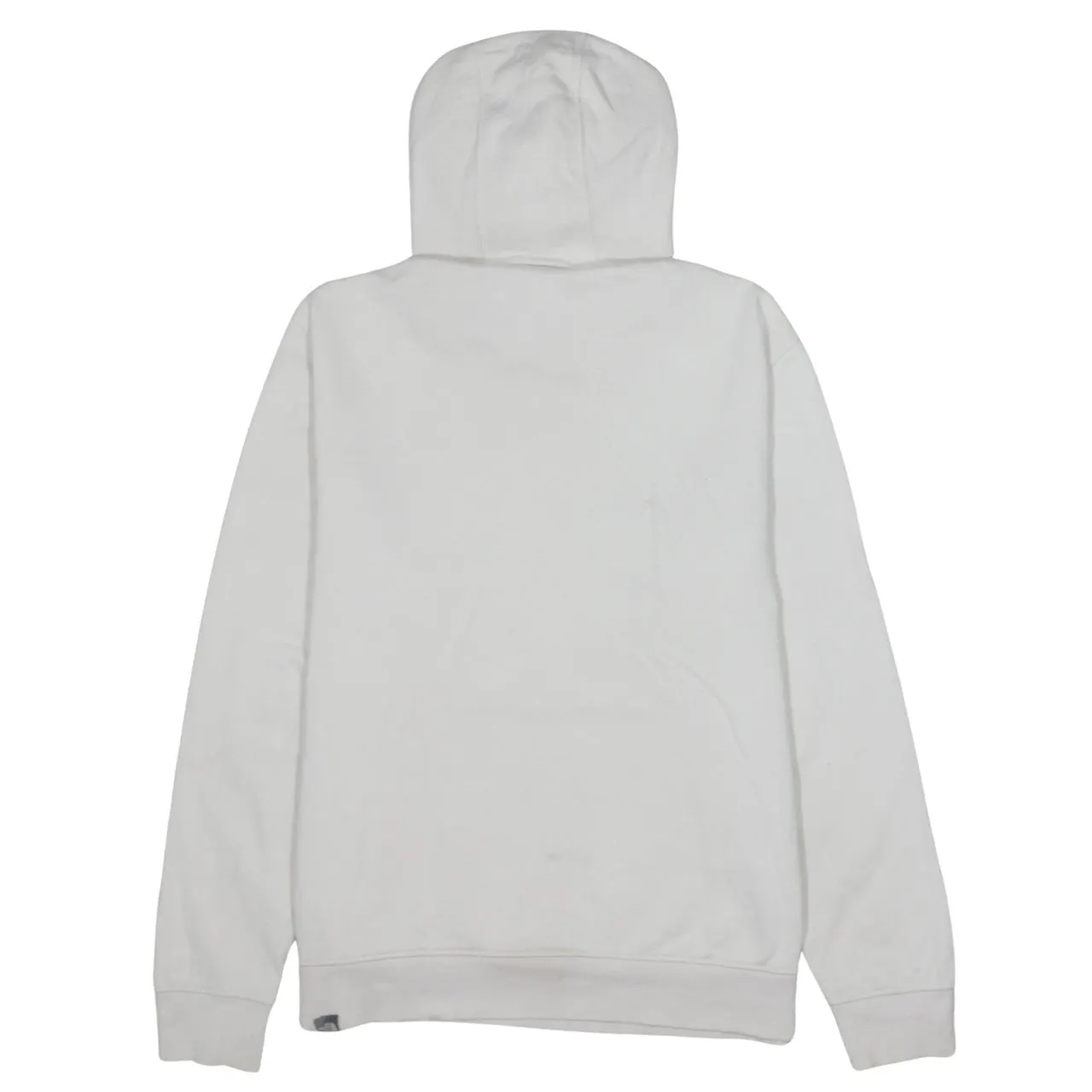 The North Face Off White Hoodie Men's Large Embroidered Logo Front Pocket Pullover Sweatshirt sold by Vintage Club product image thumbnail 2