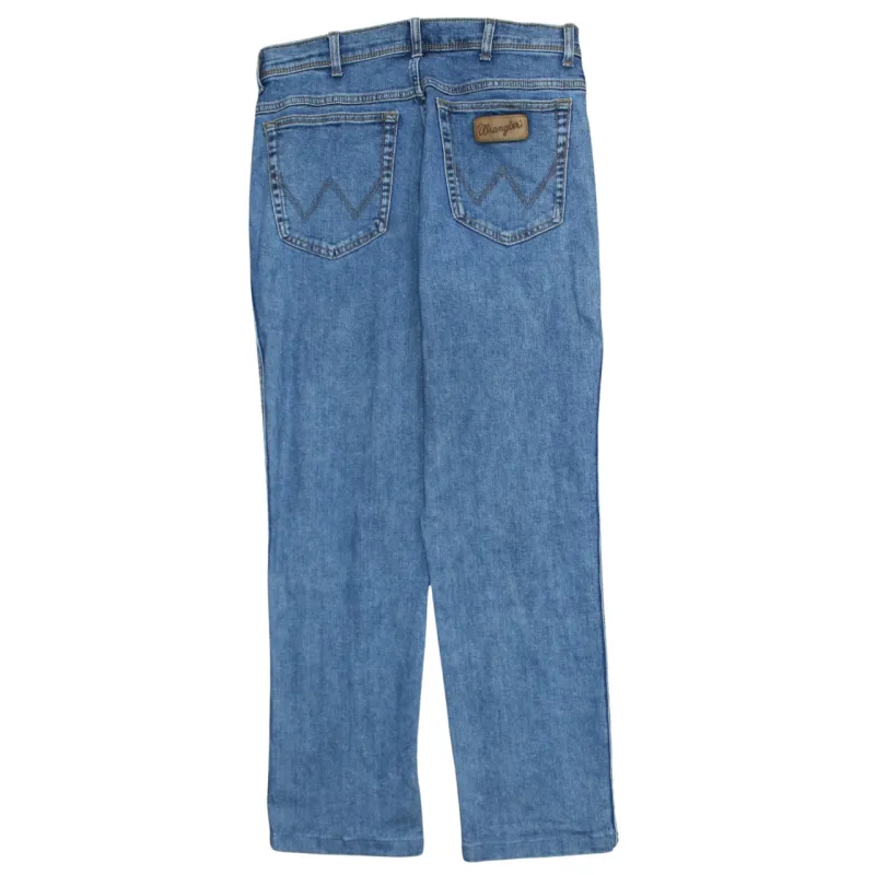 Wrangler Light Blue Jeans Men's W34 L32 Texas Straight Leg Denim Trousers sold by Vintage Club