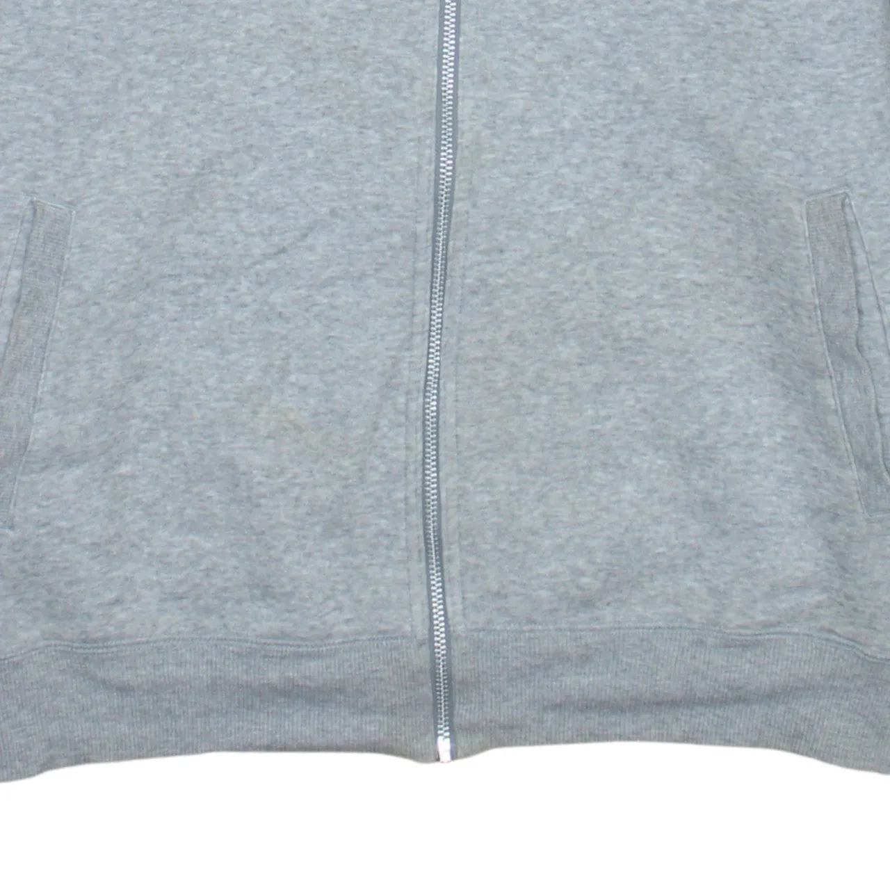 Adidas Grey Full Zip Sweatshirt Men's XLarge Embroidered Trefoil Logo Front Pockets Jacket sold by Vintage Club product image thumbnail 4