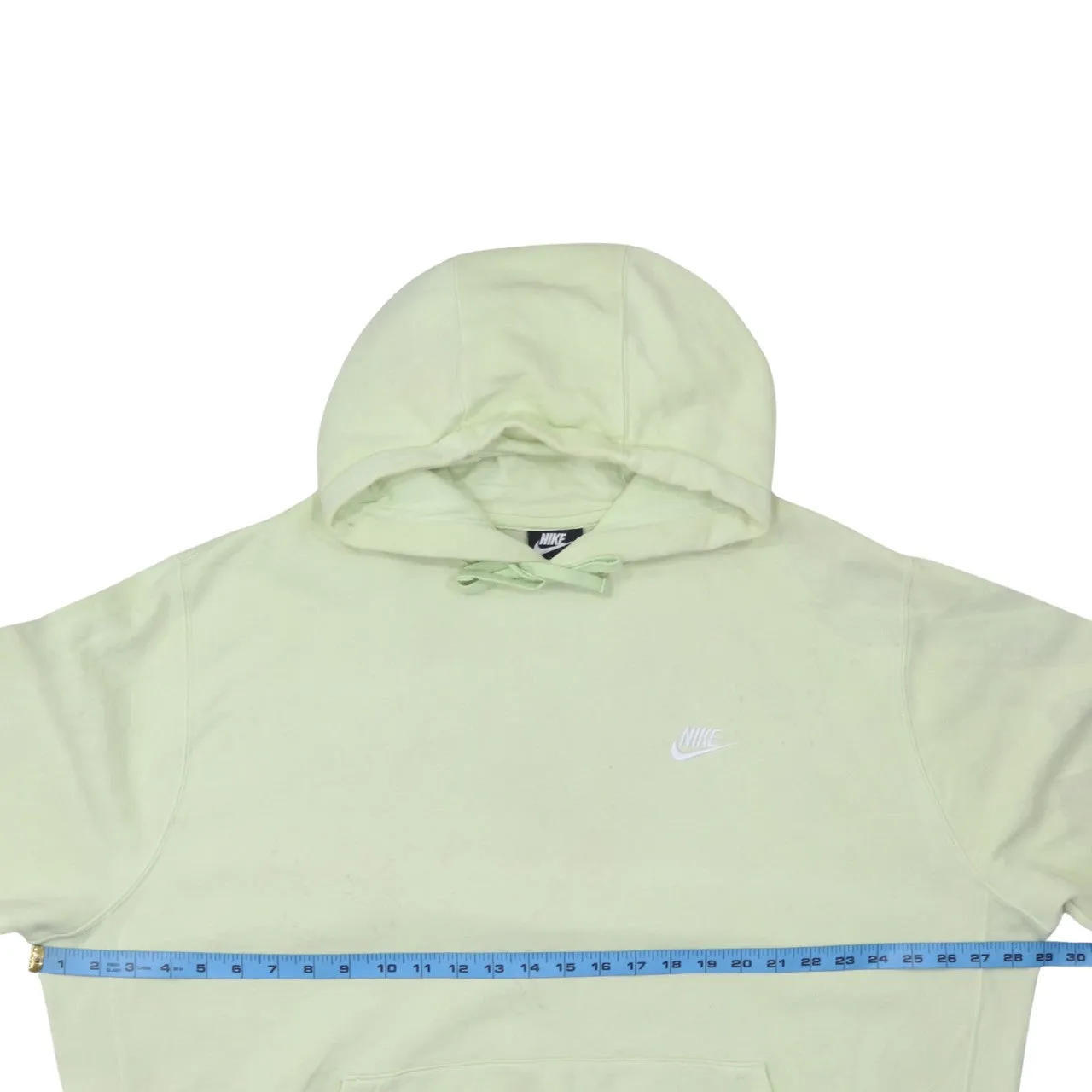 Nike Pale Green Hoodie Men's XXLarge Embroidered Swoosh Front Pocket Pullover Sweatshirt sold by Vintage Club product image thumbnail 5