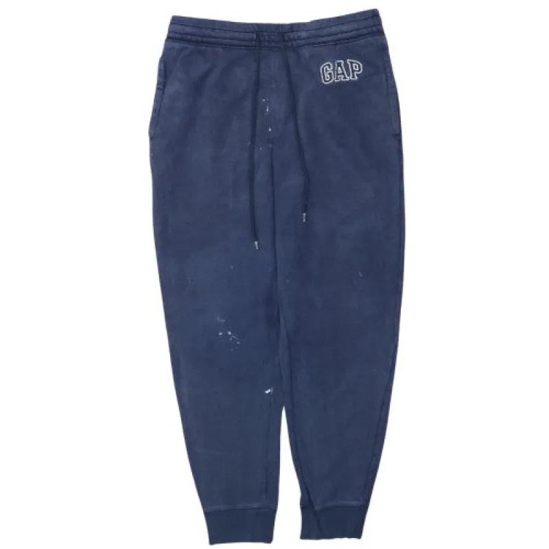 Gap Navy Blue Joggers Men’s Small Embroidered Logo Drawstring Waist Cuffed Sweatpants sold by Vintage Club