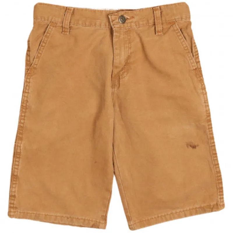 Wrangler Tan Brown Shorts Men's 26 Utility Pockets Casual Workwear Chino made by Wrangler