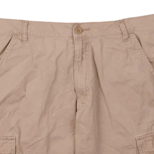 Wrangler Tan Brown Cargo Shorts Men's 34 Multi Pocket Cotton Utility Chino sold by Vintage Club product image thumbnail 3
