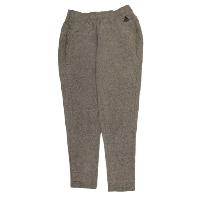 Adidas Grey Joggers Women’s Small Elastic Waist Logo Three Stripe Ankle Sweatpants sold by Vintage Club