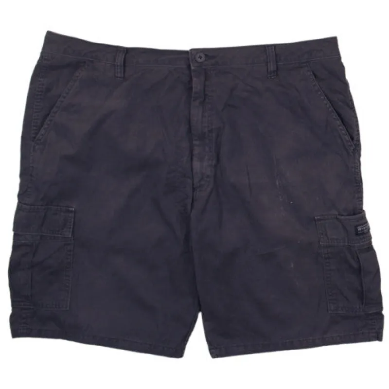 Wrangler Navy Blue Cargo Shorts Men's 42 Regular Multi Pocket Cotton Utility made by Wrangler