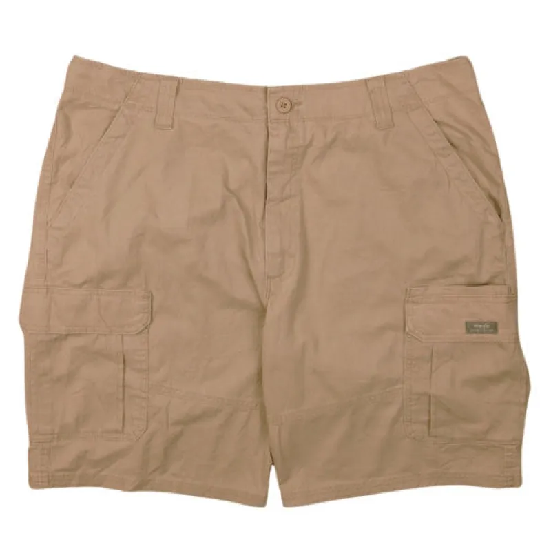Wrangler Men's 90's Tan Brown Cargo Shorts Size 38 Relaxed Fit sold by Vintage Club