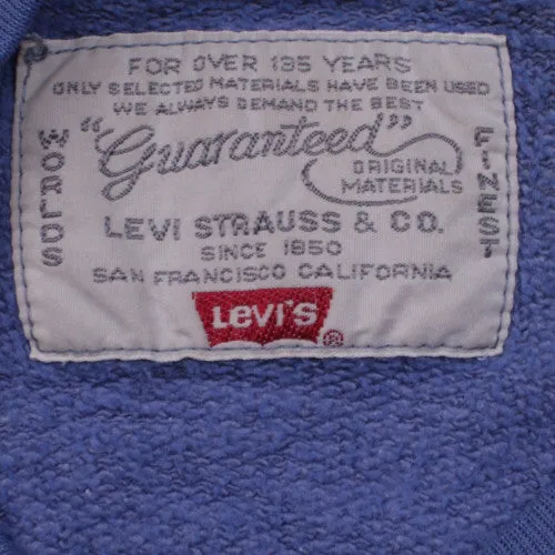 Levi's Blue Sweatshirt Men's XLarge Printed Front Logo Crewneck Pullover Fleece Top sold by Vintage Club product image thumbnail 4