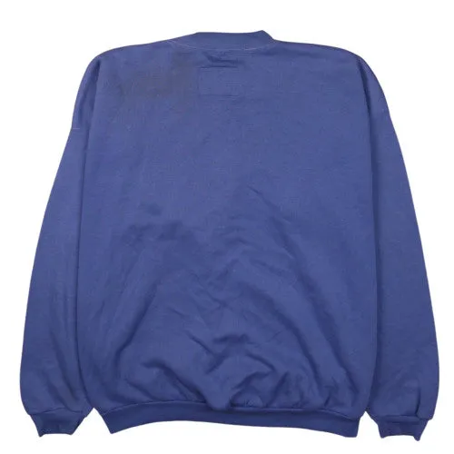 Levi's Blue Sweatshirt Men's XLarge Printed Front Logo Crewneck Pullover Fleece Top sold by Vintage Club product image thumbnail 2