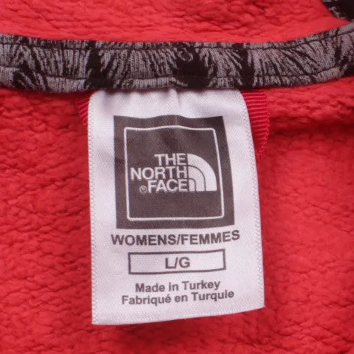 The North Face Women's Vintage Red Fleece Large 90s Quarter Zip Hoodie sold by Vintage Club product image thumbnail 4