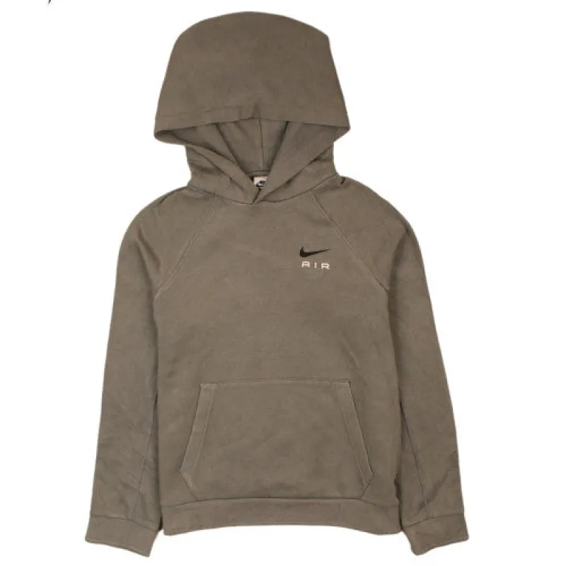 Nike Vintage 90's Grey Swoosh Pullover Hoodie Women’s Large sold by Vintage Club