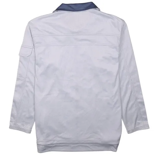 Asics Light Blue Full Zip Jacket Men's Small Contrast Collar Zip Pockets Outerwear sold by Vintage Club product image thumbnail 2