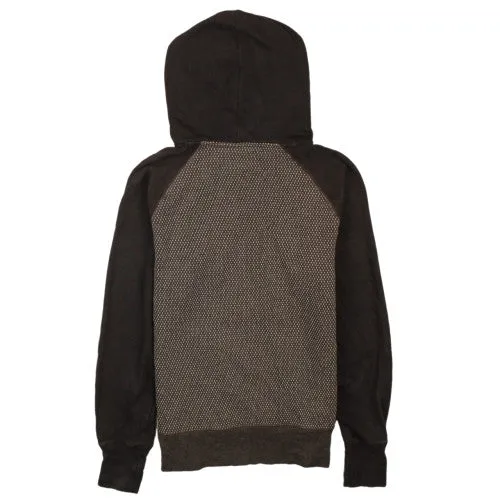 Nike Black Pullover Hoodie Women’s Medium Big Printed Logo Front Pocket Sweatshirt sold by Vintage Club product image thumbnail 2