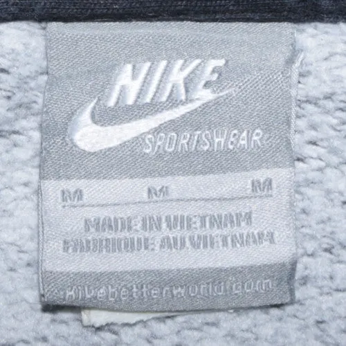 Nike Black Pullover Hoodie Women’s Medium Big Printed Logo Front Pocket Sweatshirt sold by Vintage Club product image thumbnail 4