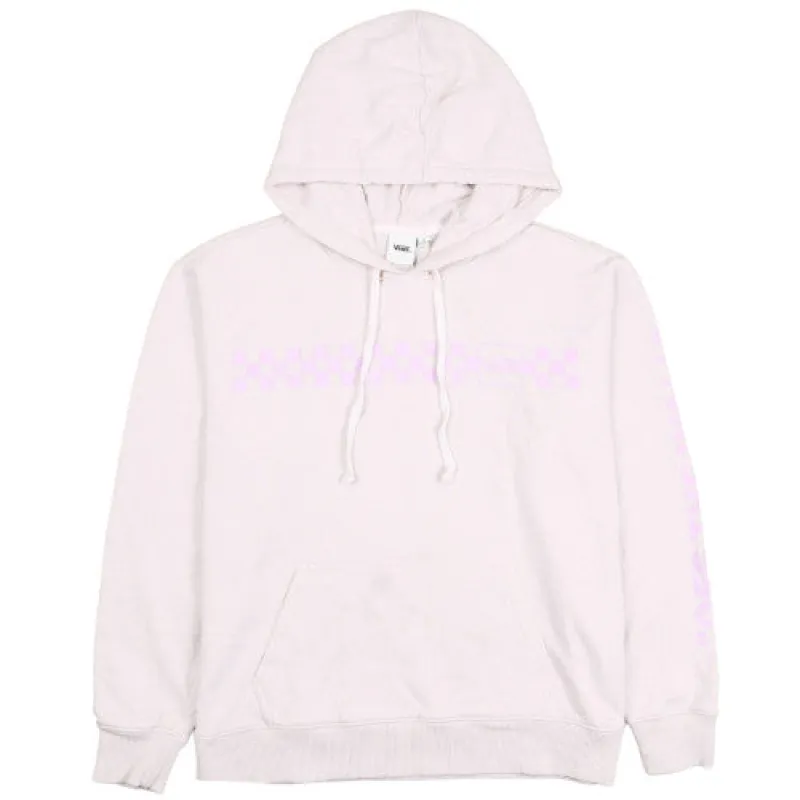 VANS Vintage Pale Pink Checkerboard Logo Hoodie Men's Small Pullover sold by Vintage Club