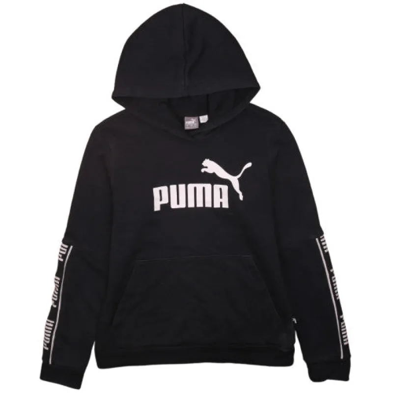 Puma 90's Vintage Black Spellout Pullover Hoodie Men's Small sold by Vintage Club
