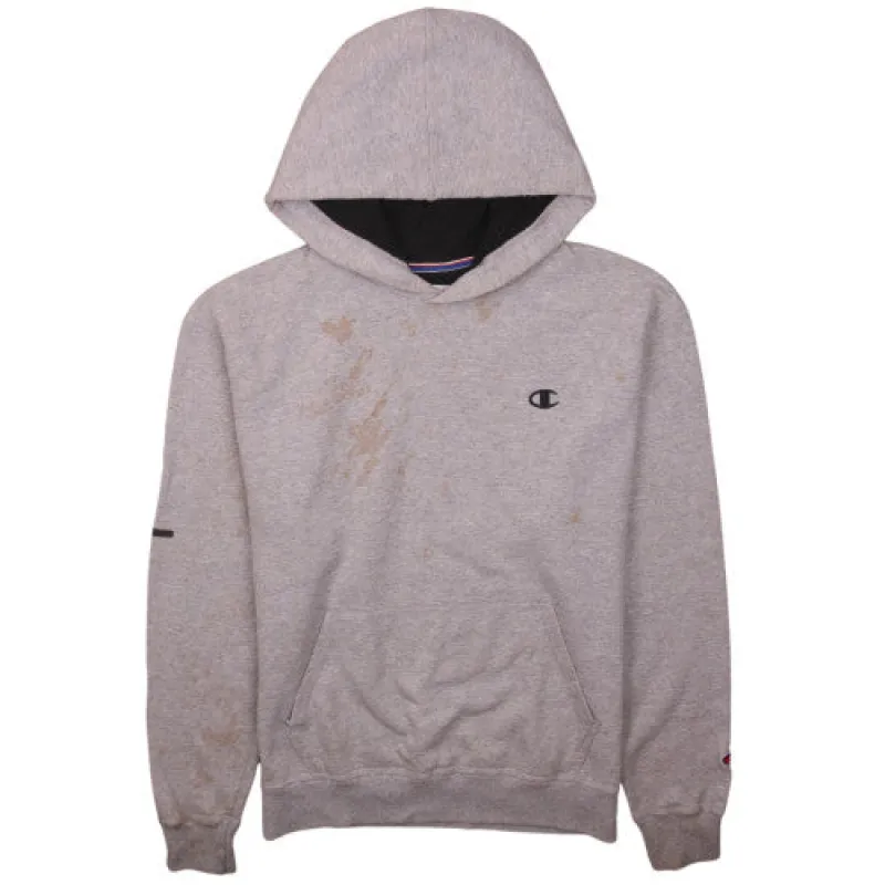 Champion Men’s Grey Vintage Pullover Hoodie M 90s Style Logo sold by Vintage Club