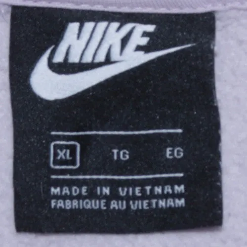 Nike Vintage 90s XLarge Swoosh Pullover Hoodie Purple Sweatshirt sold by Vintage Club product image thumbnail 4