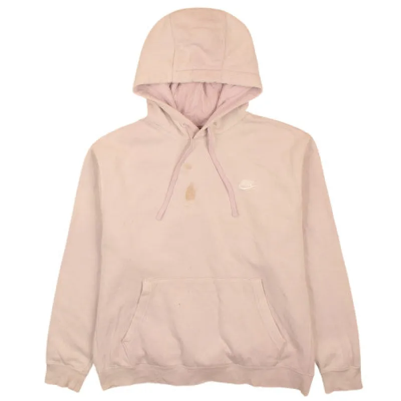 Nike Vintage 90s XLarge Swoosh Pullover Hoodie Purple Sweatshirt sold by Vintage Club