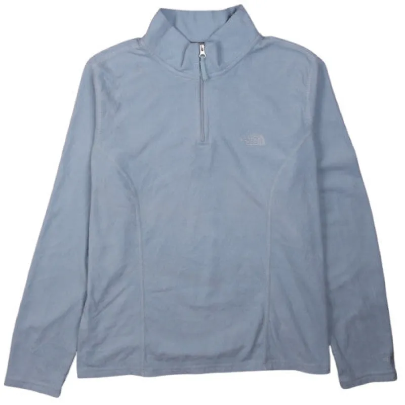 The North Face Women's 90s Light Blue Large Fleece Quarter Zip Pullover made by The North Face