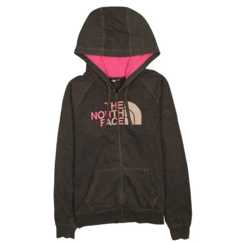 The North Face Vintage 90's Charcoal Full Zip Hoodie Med Women's made by The North Face