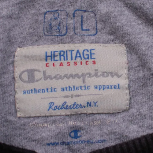 Champion 90's Black Pullover Hoodie L Embroidered Rochester Logo sold by Vintage Club product image thumbnail 4