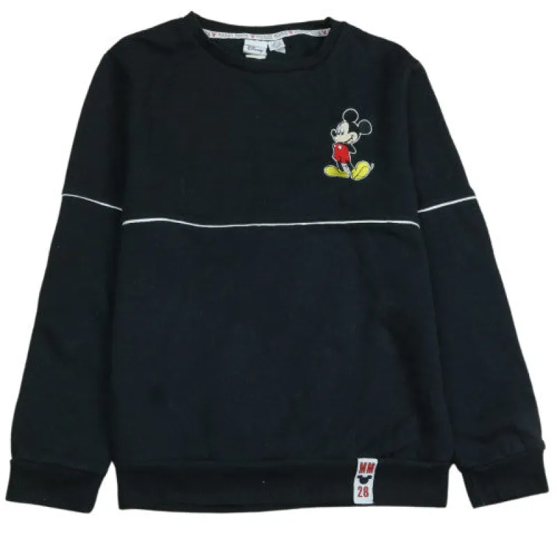 Vintage 90's Disney XS Black Mickey Mouse Crewneck Sweatshirt Women sold by Vintage Club