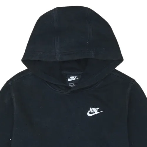 Nike Women's Black Swoosh Pullover Hoodie XL Vintage Casual Top sold by Vintage Club product image thumbnail 3
