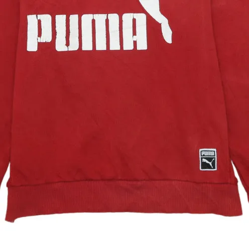 Puma 90's Burgundy Red Spellout Pullover Hoodie Men's Medium sold by Vintage Club product image thumbnail 5