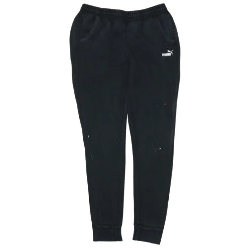 Puma Women's Medium 90s Black Joggers Sweatpants Elastic Waist sold by Vintage Club