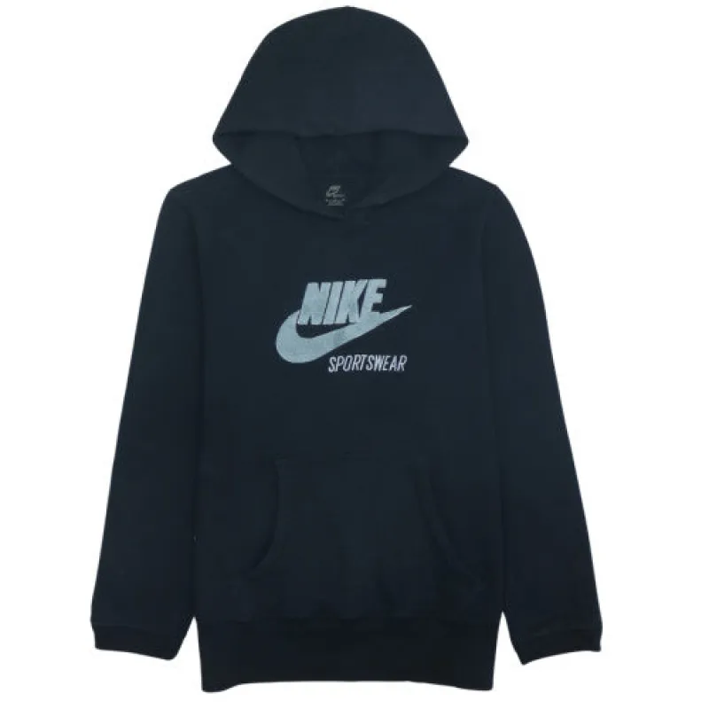 Nike Men’s XL Vintage 90's Swoosh Black Pullover Hoodie sold by Vintage Club