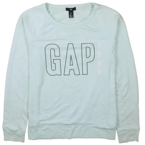 Gap Light Mint Green Crewneck Sweatshirt Small 1969 Vintage Logo sold by Vintage Club