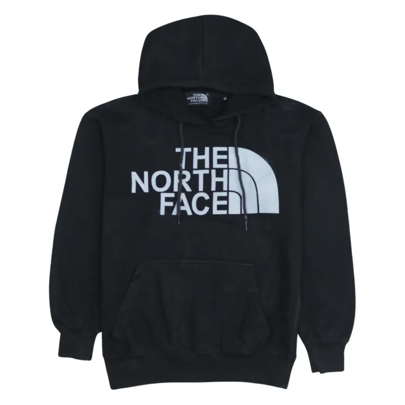 The North Face Black Hoodie Men’s Medium Large Logo Printed Front Pocket Pullover Sweatshirt sold by Vintage Club
