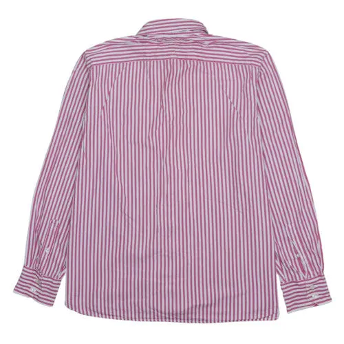 Tommy Hilfiger Pink White Stripe Shirt Men's Large Embroidered Chest Logo Button Down sold by Vintage Club product image thumbnail 2