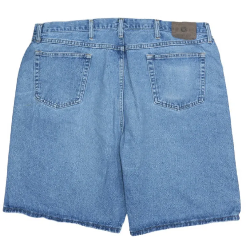 Wrangler Blue Denim Shorts Men's 44 Relaxed Fit Five Pocket Jean Shorts made by Vintage Club