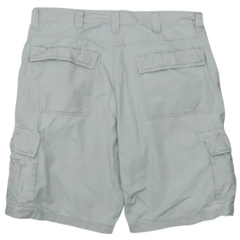 Wrangler Light Beige Cargo Shorts Men's 36 Multi Pocket Cotton Casual Workwear made by Wrangler
