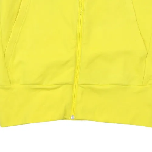 Adidas Yellow White Full Zip Hoodie Women’s Small Colour Block Drawstring Hood Kangaroo Pockets Sweatshirt sold by Vintage Club product image thumbnail 5