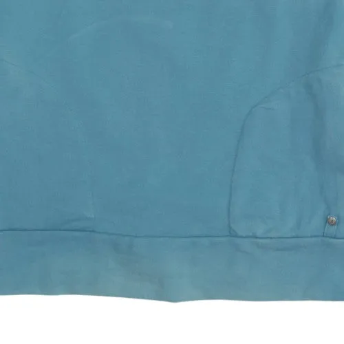 Champion Aqua Blue Hoodie Women’s Medium Raglan Sleeves Drawstring Hood Kangaroo Pocket Sweatshirt sold by Vintage Club product image thumbnail 5