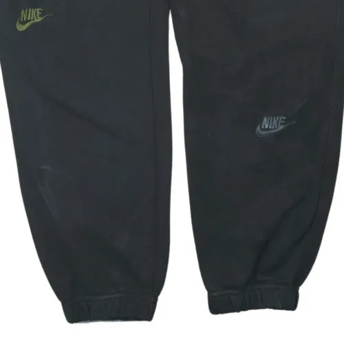 Nike Black Joggers Sweatpants Men’s Medium Multi Swoosh Logo Elastic Waist Cuffed Loungewear sold by Vintage Club product image thumbnail 5