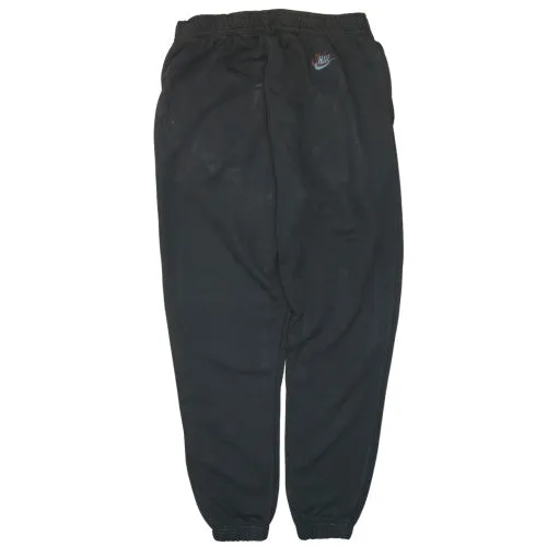 Nike Black Joggers Sweatpants Men’s Medium Multi Swoosh Logo Elastic Waist Cuffed Loungewear sold by Vintage Club product image thumbnail 2
